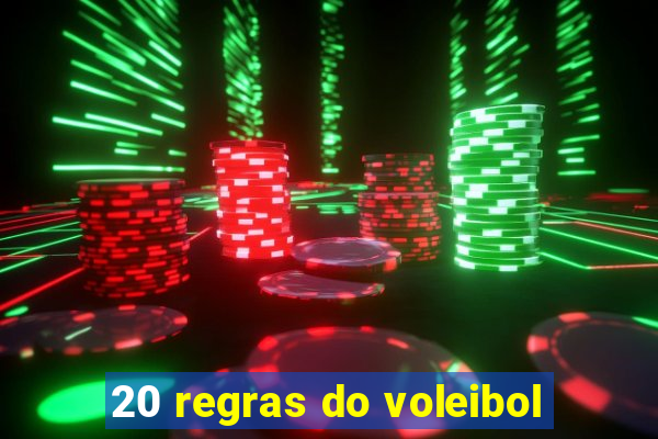 20 regras do voleibol